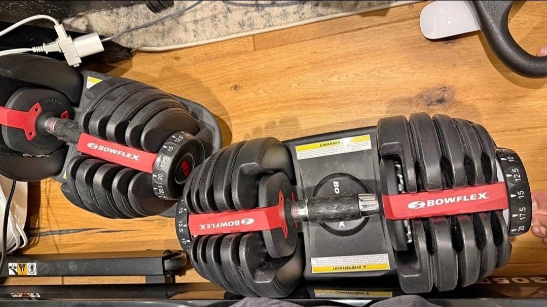Bowflex Dumbbells Adjustable 52.5 