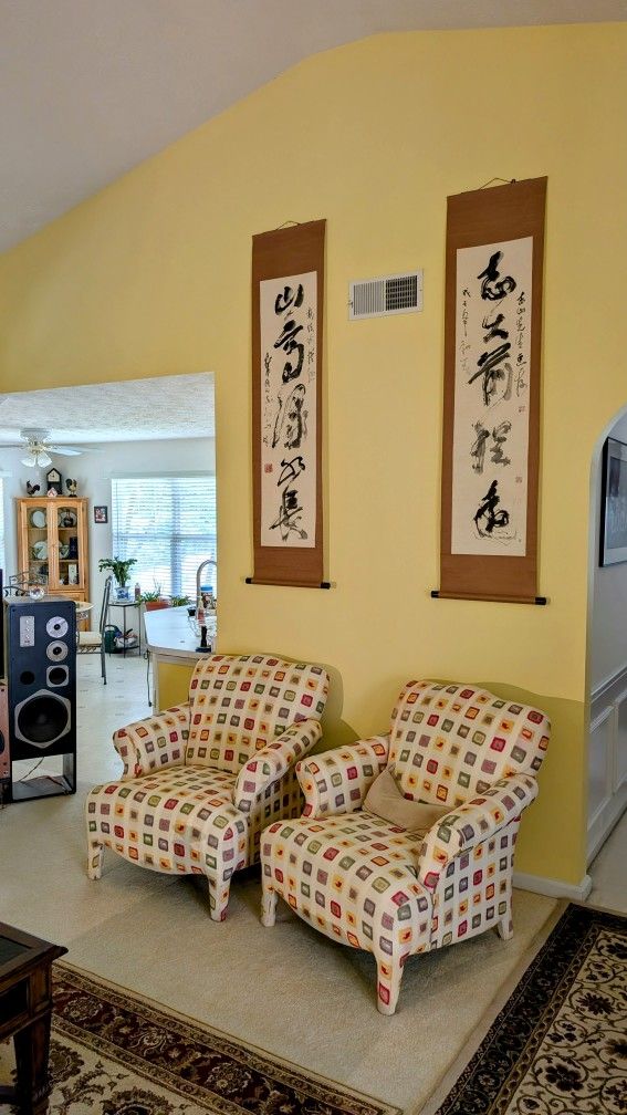 Accent Chair & Wall Art
