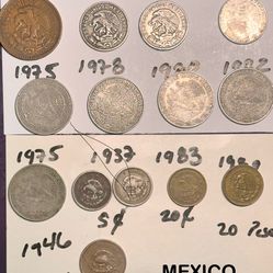 MEXICO COINS “For Collection”