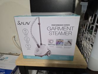 SALAV GS24-BJ Garment Steamer with Stainless-Steel Steam Nozzle, White NEW