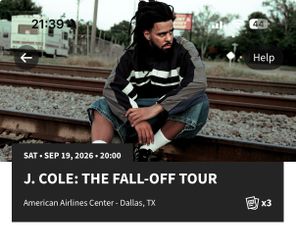 J Cole: The Fall off Tour