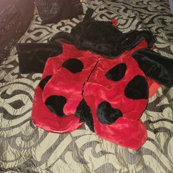 Medium Dog Ladybug Costume