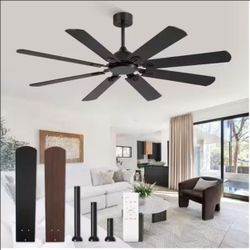 62" Indoor/Covered Outdoor Ceiling Fan