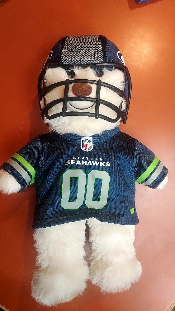 Seattle Seahawks Build A Bear Like New 