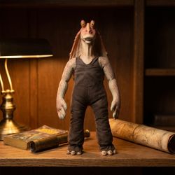 Jar Jar Binks Collectible Plush and Vinyl Figure