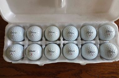 Dozen Titleist Pro-V1x Gold Balls