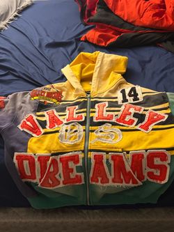 Valley hoodie  Mardi Gras size Large