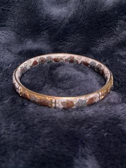 Floral Bengal  Enamel Bracelet 