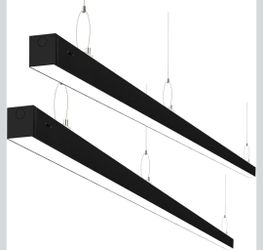 8FT LED Linear Light, 100W 3000K/4000K/5000K, 2 Pack
3CCT Selectable 13000LM 0-10V Dimmable, Suspended Linear LED Light Fixture for Office Retail Show
