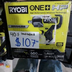 Ryobi One + HP Brushless 