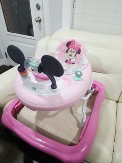 Bright Starts Disney Minnie Mouse Musical Activity Baby Walker