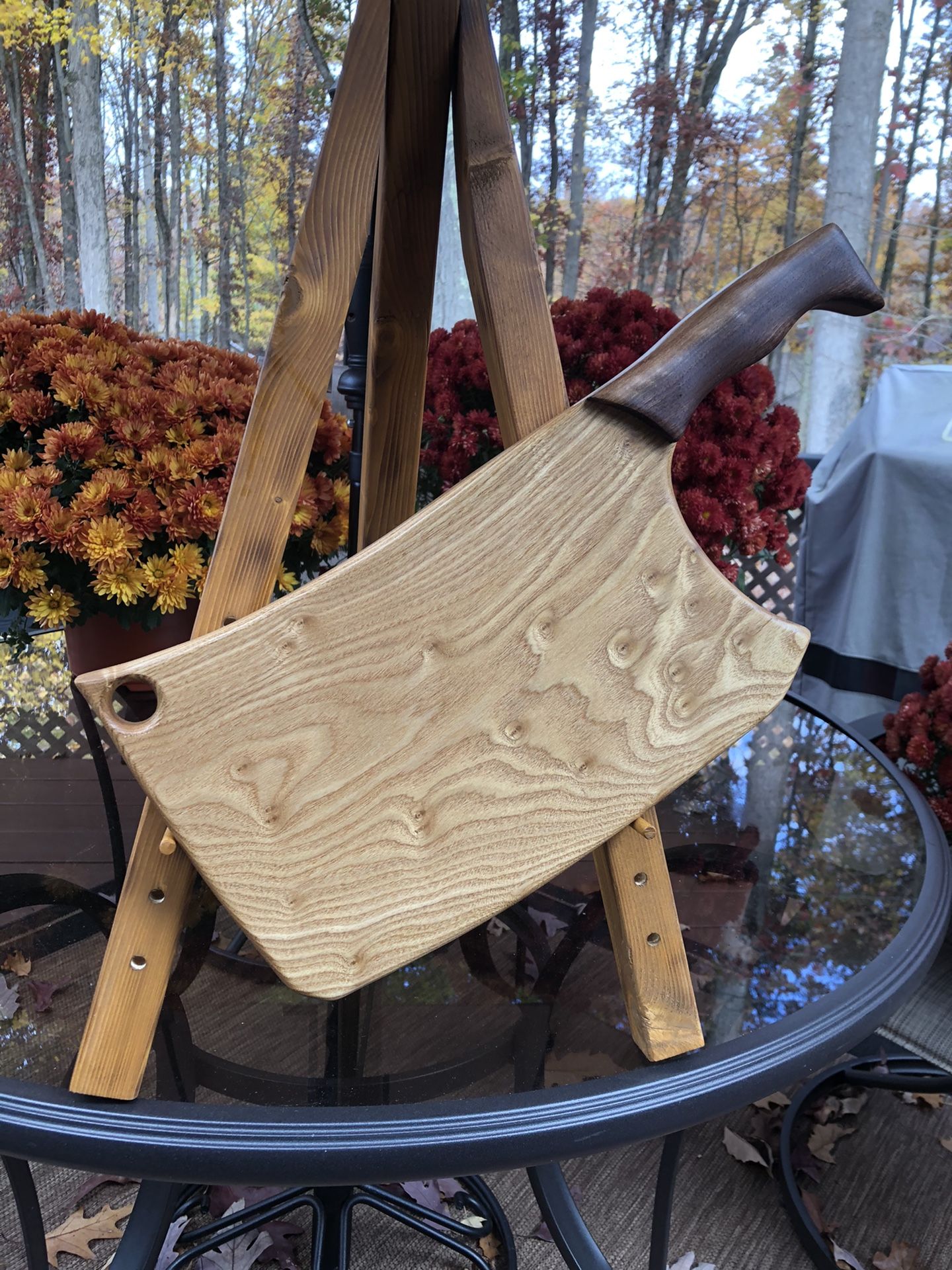 Meat Clever Charcuterie Board