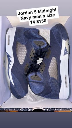 Jordan 5 Midnight navy men’s size 14