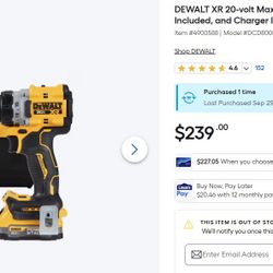 ⚡ DEWALT 20V MAX XR Brushless 1/2” Drill Kit — Power Up & Get to Work!
