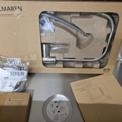 Ikea Vresjon Stainless Steel Sink Bundle Drain + Faucet