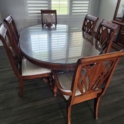 Hardwood Dining Table Set 