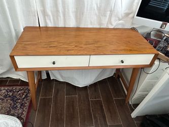 Living Spaces Mid-Century Modern Writing Desk