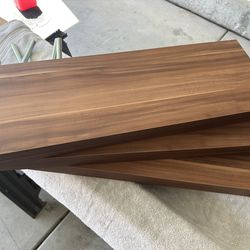 Floating Wall Shelves (wood look)