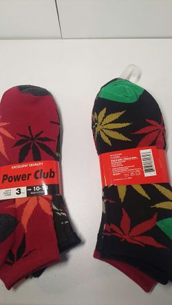 Men's herb socks size 10-13 three pairs in each pack