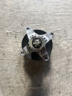 New riding mower spindle