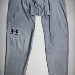 Under Armour HeatGear Compression Leggings  Men’s Size S  Gray 