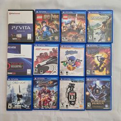 Collection of PSVita Games