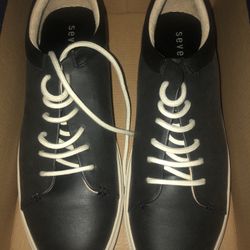 Seven 91 Inferiore Sneaker Casual Low Top Oxford Black Men's Shoes Size 11.5