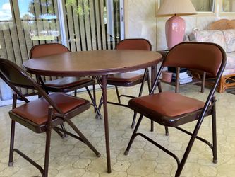 Card table and 4 chairs