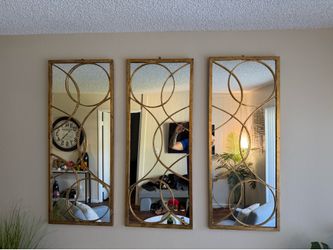 Vintage wall mirror set