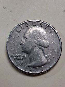 1977 D MINT QUARTER ERROR