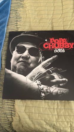 Papa Chubby vinyl record autographed.