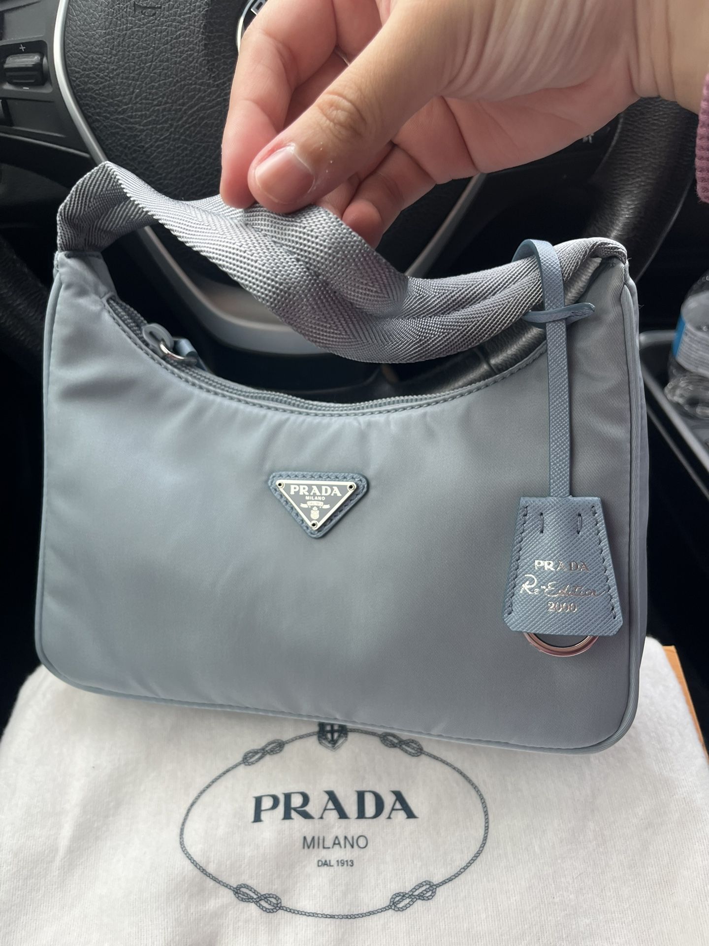 Prada 2000 Nylon Re-edition Light blue