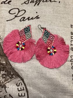 Handmade Mexican earrings aretes artesanales