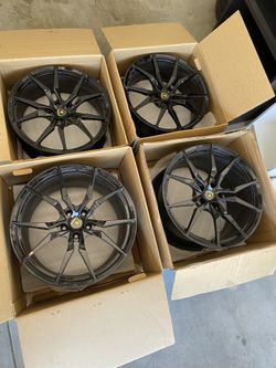 Set Of 4 Factory Lamborghini Aventador Wheels LP720 OEM Dione Original 20 21