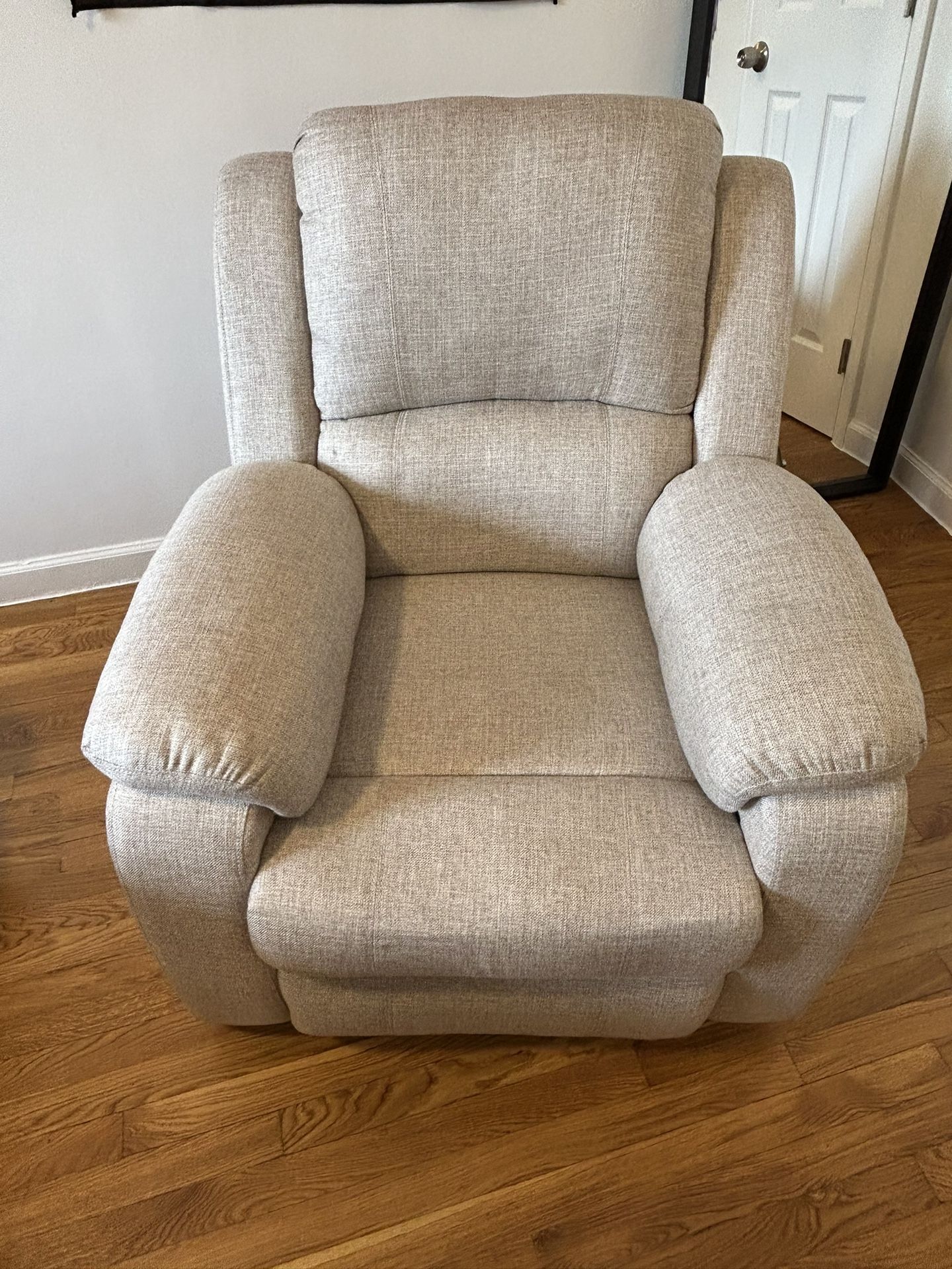 Beige Recliner