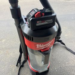 Milwaukee Backpack Vacuum/8.0 Batt+dual Charger