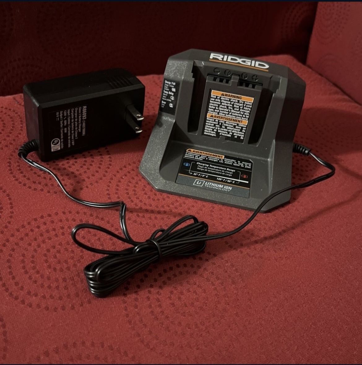 Ridgid 18V Lithium Battery Charger