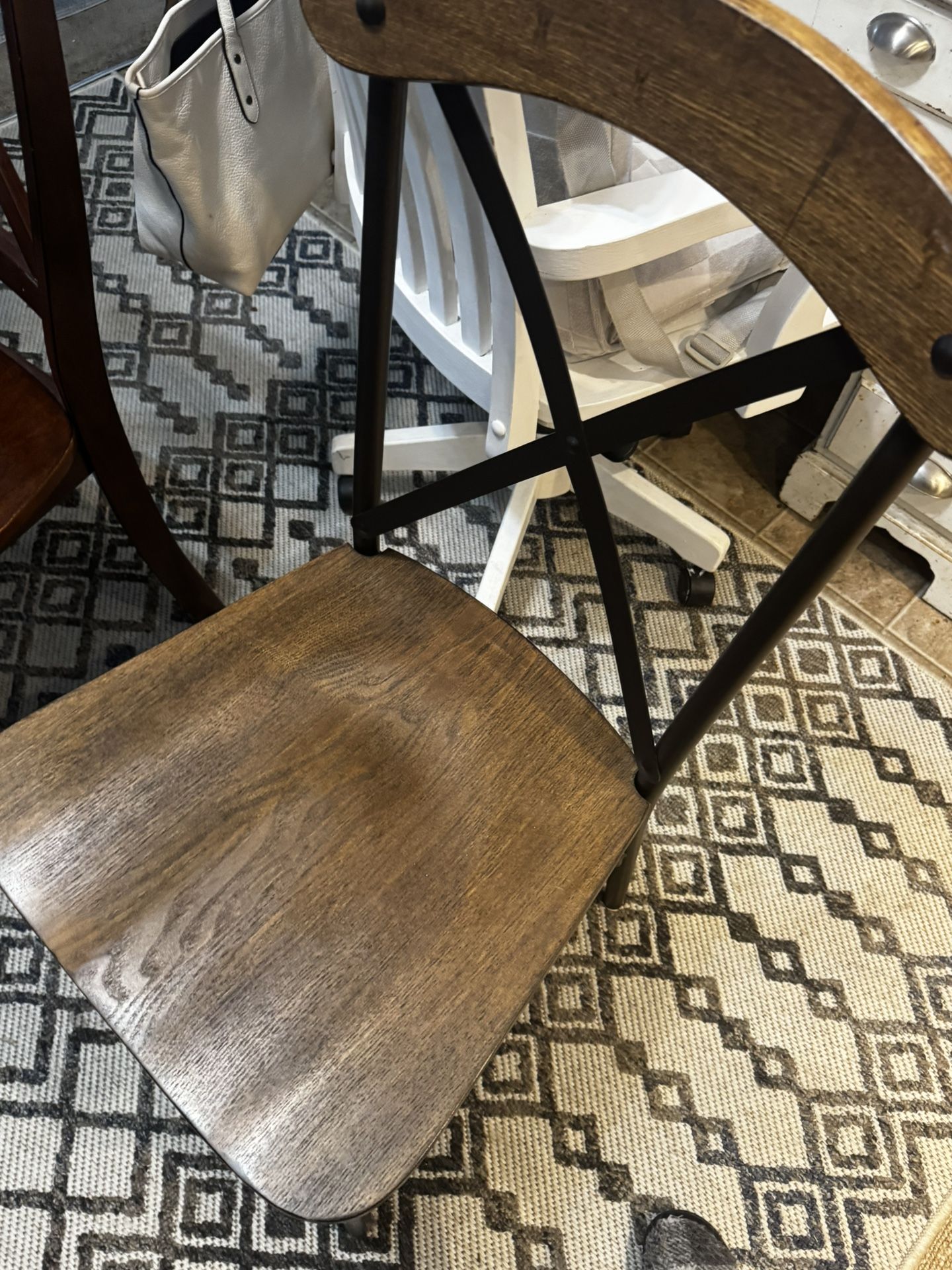 Metal And WOOD WAYFAIR Chair Set!!!