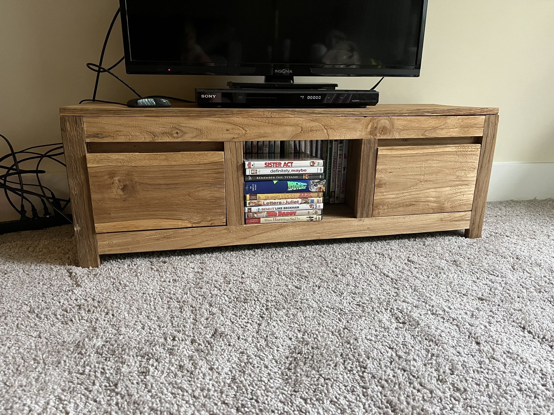 Teak Wood TV Stand