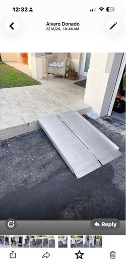Folding Aluminum Wheelchair Ramp