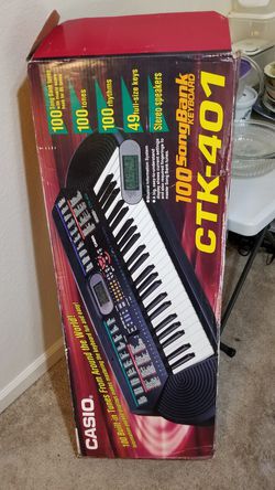 ballade Admin bypass Casio CTK-401 49 Keys Keyboard New in The box with music sheet stand for  Sale in Fremont, CA - OfferUp