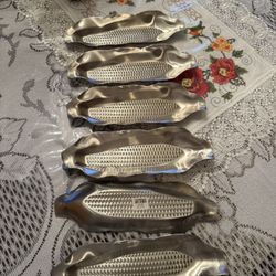Corn Shape Dish Holders Metal 