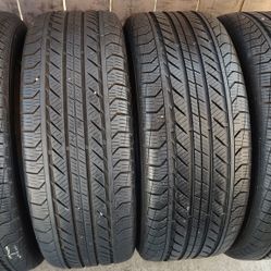 Set de llantas en buenas condiciones continental procontact gx ssr 235/55/18 100  Ms H  90% De Vida 