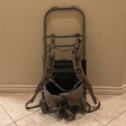 Terrain Backpack Frame Deluxe Freighter Aluminum Black For Rough Terrain Heavy Loads