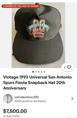 Vintage 20th Anniversary Spurs Superior Hat 