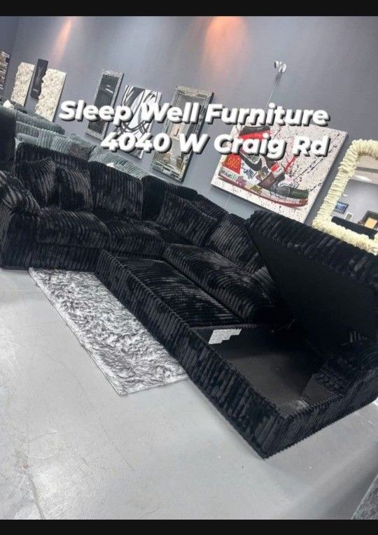 ✨️ Sectional Sofa Sleeper ✨️ Furniture Queen Bedrooms, Dining Avail