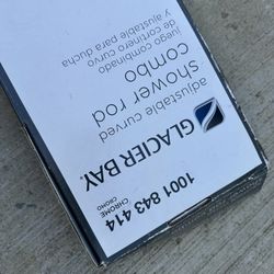 Adjustable Curved Shower Rod Combo 