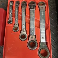 Blue Point SAE offset ratcheting wrench set