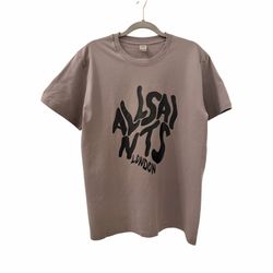 AllSaints London     High Fashion Graphic Tee Soft Cotton Urban Luxury Shirt