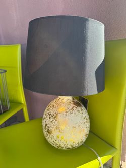 Table Lamp with Speckled Ceramic Base-NEW with tags